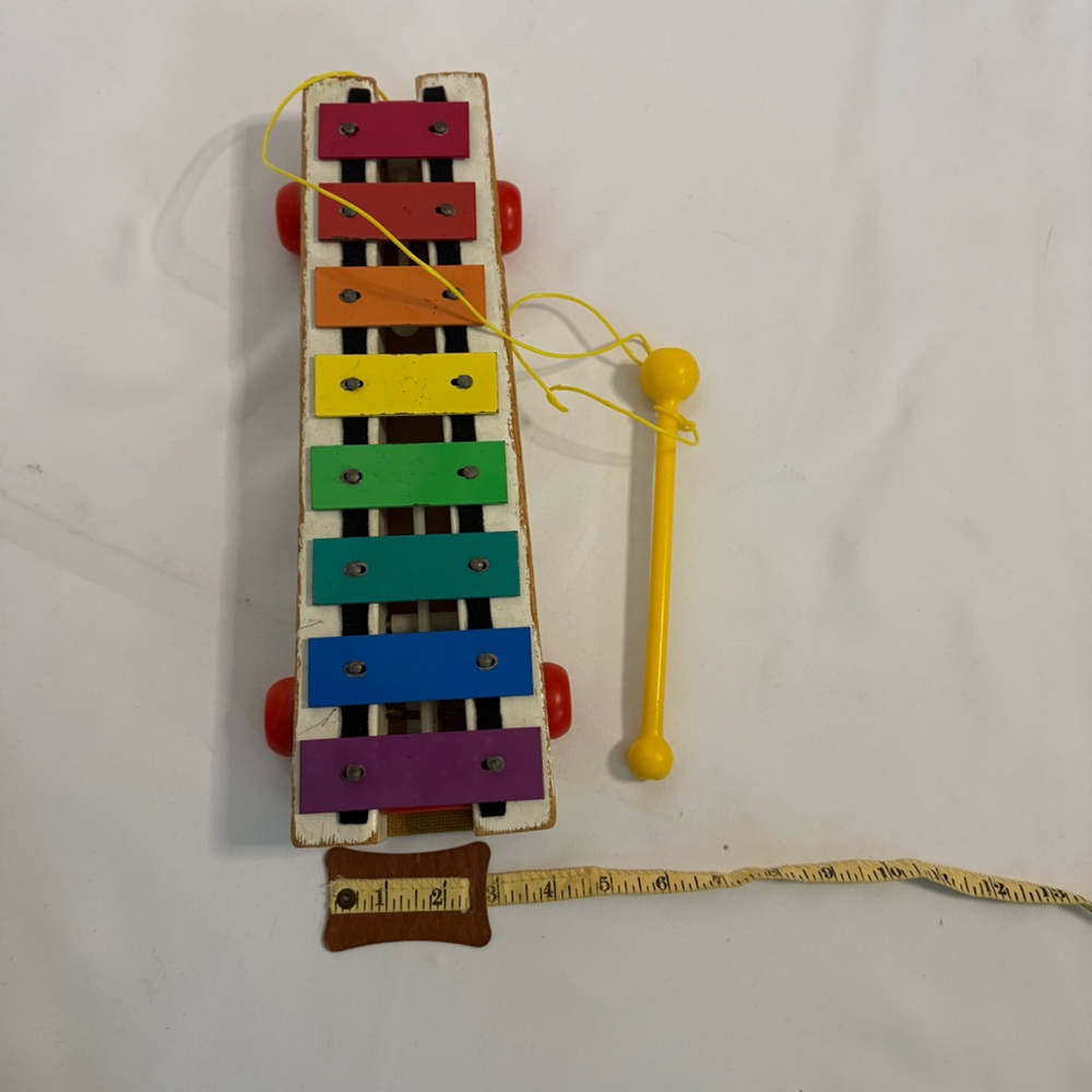 Vintage Rainbow Fischer Price Putt a Tune Xylophone - Picture 6 of 6